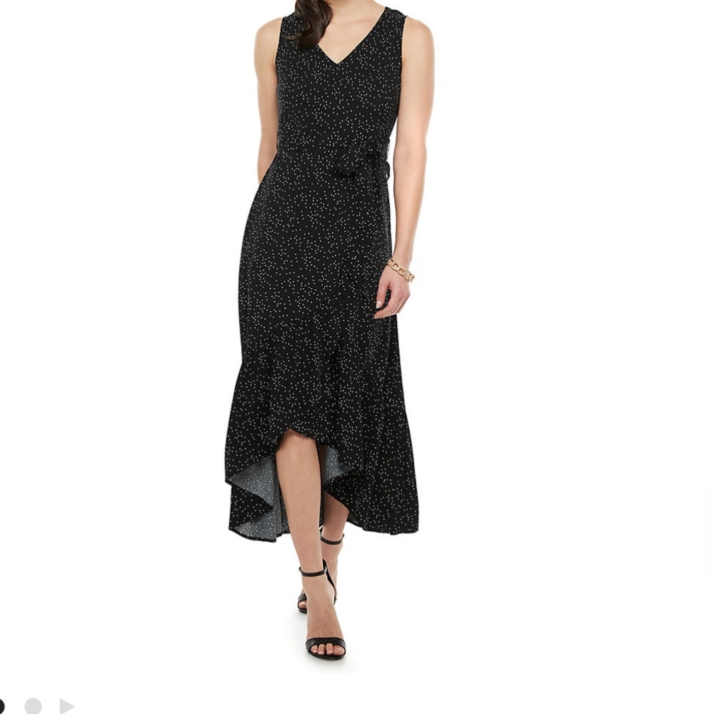 Apt.9 Faux Wrap Ruffle Dress, size XXL, NWT